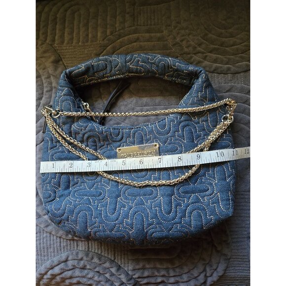 True Religion Denim Signature Quilted Hobo w/Detachable Chain Strap - Picture 5 of 6